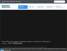 Tablet Screenshot of mcadmon-online.es